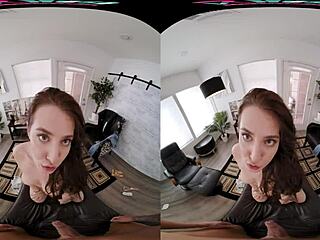 Vrhush Sexy Aubree Valentine Gets Creampied In Cowgirl