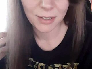 Chill vlog turns into sexy backstage outfit try-on with amateurs