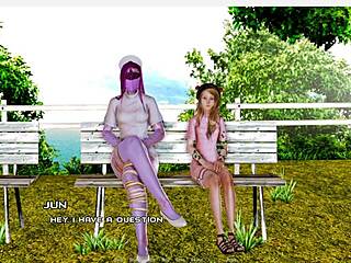 Breeding Island Part 11: Monster Nurse Seduces Patient In Hospital With Intense Kissing