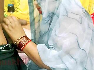 father-in-law forces anal on me when home's empty, clear hindi voice