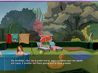 Secret house ep 26, i cleaned the pool to see this hot bikini babe