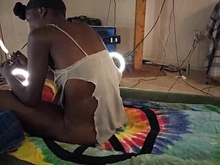 What's up with this big thick booty ghetto ebony milf?