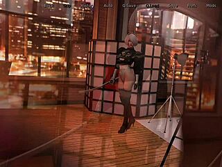 Stepsister Cosplays 2B And Gives Footjob!