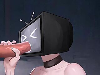 Yo, watch TV woman suck cameraman's huge dick in skibidi toilet hentai loop! 😂