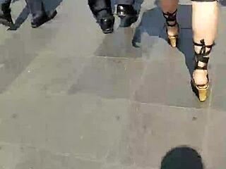 I spotted these beauty girls through the window, their voyeur allure drawing me in closer.