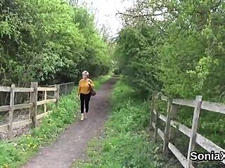 Unfaithful English MILF Gill Ellis Presents Her Monster Globes