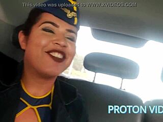 i picked up horny flight attendant victoria dias