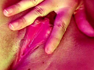 friend watches huge natural tits masturbation in bedroom until cum