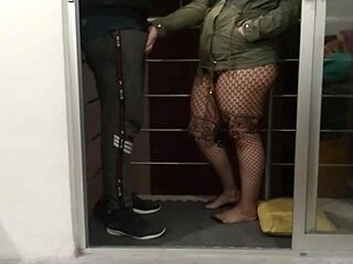 Latina Blowjob on Balcony of Sister-in-Law's Building