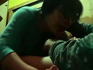Antonio and Rosita share a loving moment together