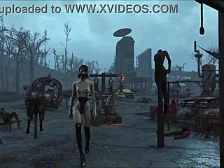 In fallout 4, cute anime babes try extreme bdsm fashion