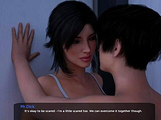 In Milfy City, the guy sneaks into his stepsister's room at night for some wild 3D cartoon sex action.