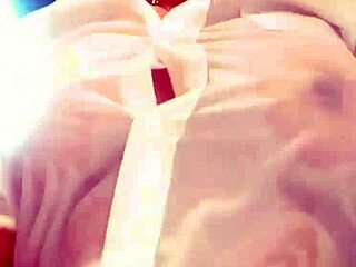 she soaked her shirt while masturbating that wet pussy to creampie on webcam