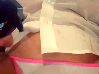 she soaked her shirt while masturbating that wet pussy to creampie on webcam