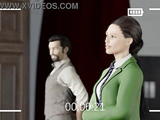 first scene of the full measure animated spanking series