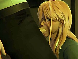 Power and Denji in Chainsaw Man 3D Animation