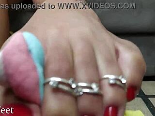 Goddess Kiffa Crushs Candies And Marshmallows