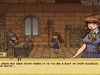 akaburs witch trainer playthrough where slut gets clothes ripped, flashes, dances, and sucks in cosplay