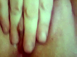 Rubbing my horny pussy intensely