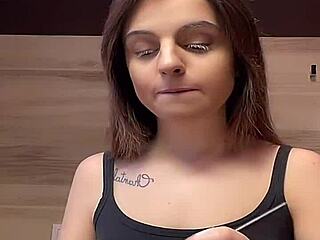 Braless Huge Breasts In Tanktop