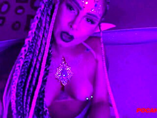Pocahontas Powers Through Intense Anal With Big Ass On Glass Dildo. Victorious Halloween 2020 Theme In Private Cam Promo Complete On Red.