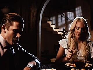 Blonde Inn Keeper Babe Overwhelmed by Stranger's Hard Fucking