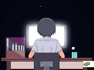 Girl runs away from home in 3d game with megu