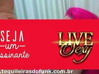 Live sexy show - Brazilian crossdresser with cameraman