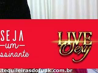 Live sexy show - Brazilian crossdresser with cameraman