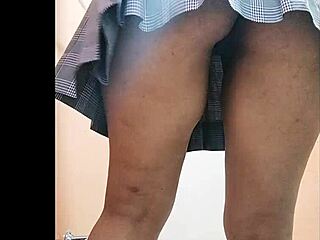 dulce totoro almost gets discovered, couldn't hold back the urge to touch herself.