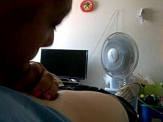I watch her swallow after deepthroat blowjob in pro video