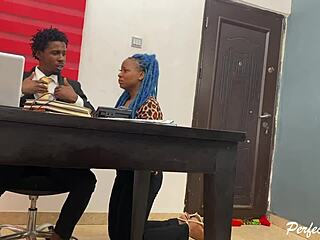 I Dive Into My Boss's Muff And Fuck Her Big Tits