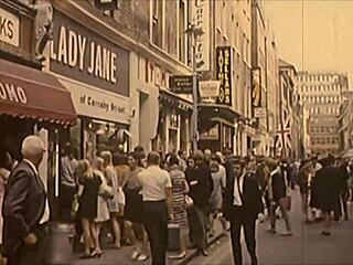 Retro step brother sneaks into bed with sleeping sibling