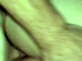Slut bent over in bedroom for doggystyle creampie