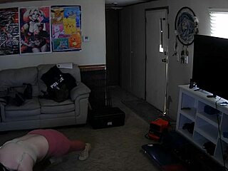 a beginner's workout routine in leggings