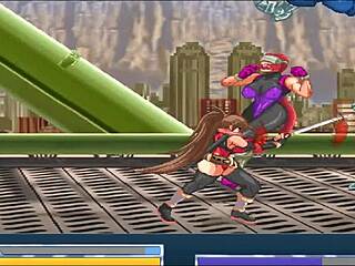 this final fuck hentai game has ninja wrestler banging in the street 😈