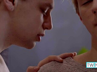 Logan and Nico in group blowjob and creampie action