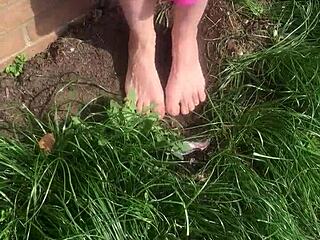 Img 9345 Mov showcases feet fetish in a casual setting