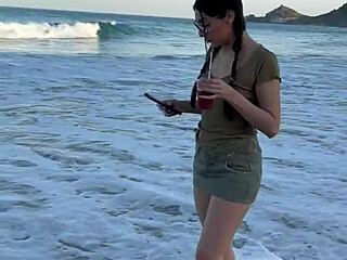 Melina Khalifa bends over for doggystyle in the woods with strangers!