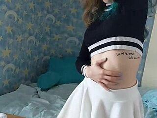 Bedroom Strip Tease Turns Wild