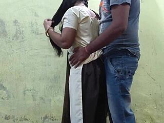 Indian College Girl Cheats and Fucks Boy in Dirty Hindi Voice Action!