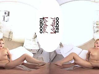 Virtual Taboo Blonde Gives Handjob And Blowjob In POV!