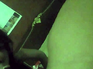 watch travesti chriss suck that big cock while teasing her ass, is it real or fake?