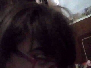 watch travesti chriss suck that big cock while teasing her ass, is it real or fake?