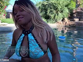 Nina Rivera Gives Don Whoe Blowjob in Pool