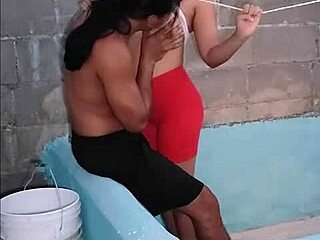 My neighbor is delicious, a brunette who loves cock