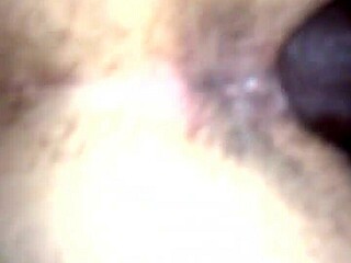 In this interracial encounter, she bends over for deep doggystyle pounding.