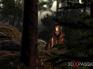 Super nadržená futa predátorka vrtá sexy sekretářku tvrdým análem v divoké 3D akci