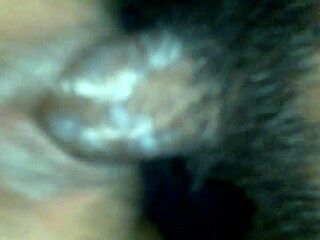 In this interracial encounter, she bends over for deep doggystyle pounding.