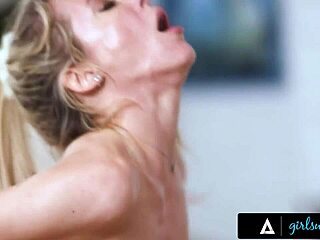 Nurse Aiden Ashley Fingers Roommate Hard in Dorm